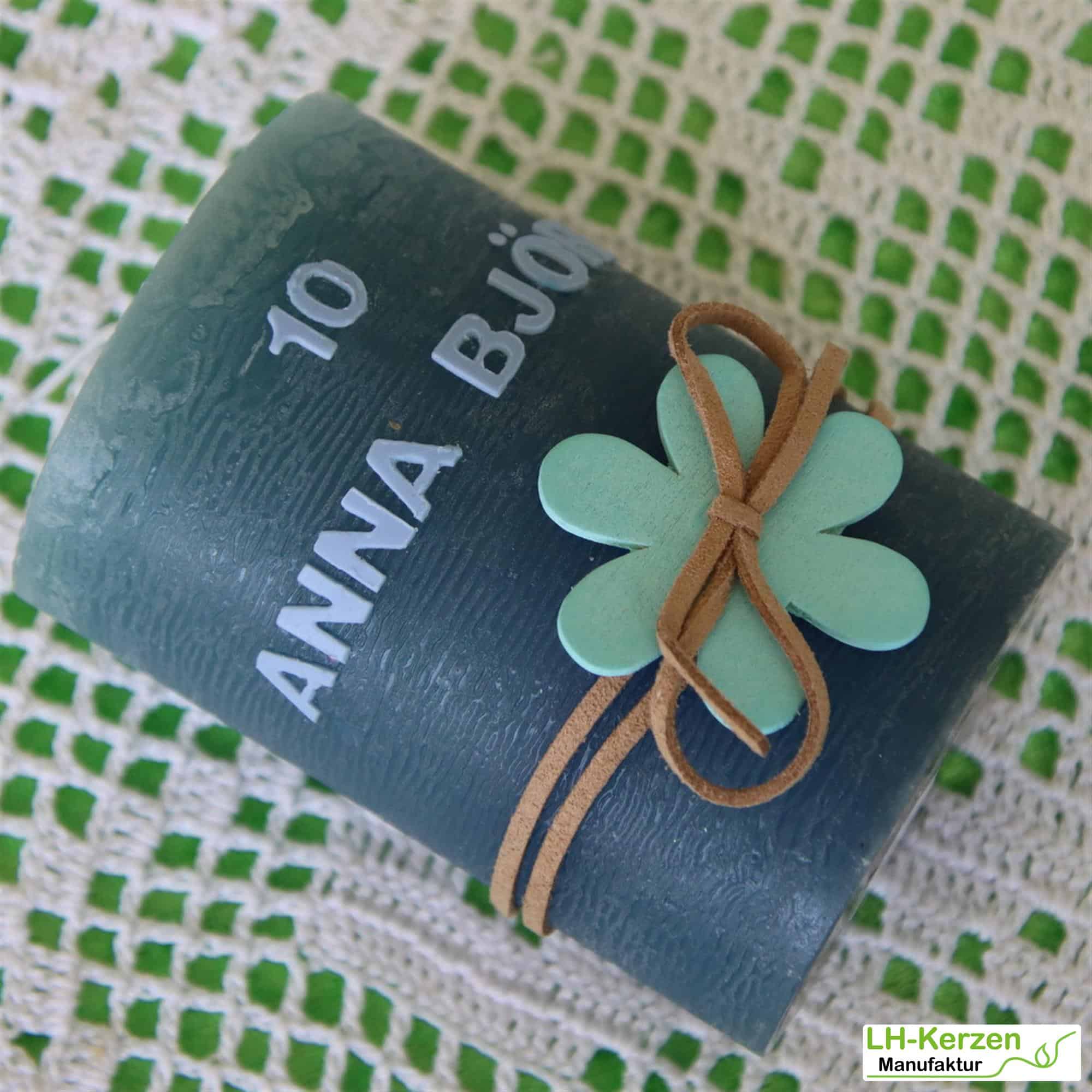 Kerzenbeschriftung Beschriftete Kerze